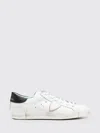 Philippe Model Prsx Sneakers By In Used Leather And Animal Print Pony Hair In Black