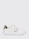 Philippe Model Temple Leather Sneakers In Purple