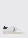 Philippe Model Prsx Sneakers By In Used Leather And Animal Print Pony Hair In White