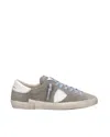 Philippe Model Low-top Casual Sports Shoes In Gray