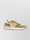 Philippe Model 'stitching Contrast Mesh Rubber Suede Sneakers'