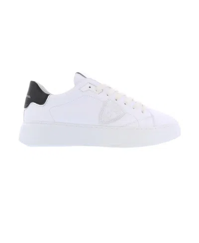 Philippe Model Strap-up Casual Sneakers In White