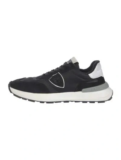 Pre-owned Philippe Model Suede Athletic Sneakers In Black