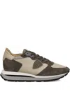 Philippe Model Suede-panelled Running Sneakers In Neutral