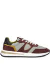 Philippe Model Suede-panelled Sneakers In Red