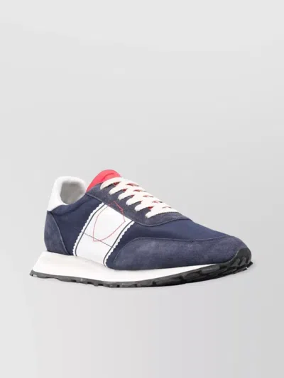 Philippe Model Suede Panels Low Top Sneakers