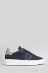 Philippe Model Temo Low Sneakers In Blue