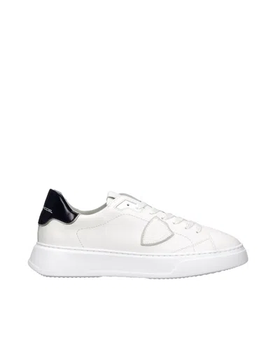 Philippe Model Low-top Sneakers With 1990s Inspiration And Distinctive Detailing In White