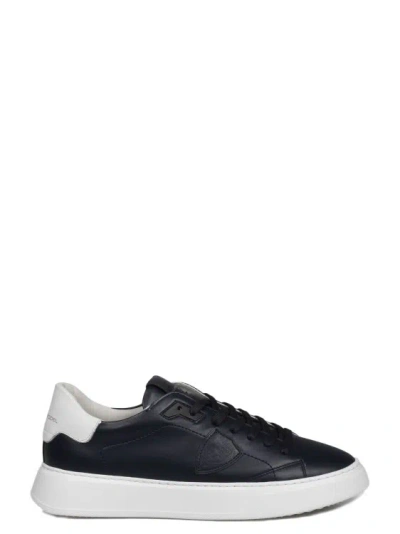 Philippe Model Temple Low Man Sneakers In Blue