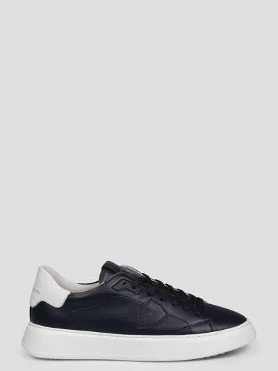 Philippe Model Temple Low Man Trainers In Black