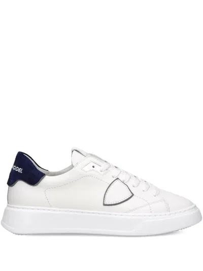 Philippe Model Temple Low Man Sneakers Shoes In White