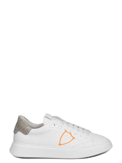 Philippe Model Temple Low Man Trainers In White