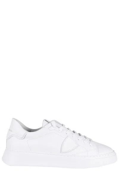 PHILIPPE MODEL PHILIPPE MODEL TEMPLE LOW SNEAKERS - WHITE