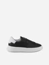 Philippe Model Low Man Veau Temple Sneakers In Black