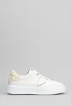 Philippe Model Temple Low Sneakers In White
