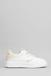 Philippe Model Temple Low Sneakers In White