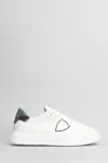 Philippe Model Temple Low Sneakers In White