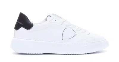 Philippe Model Temple Low Sneakers In White