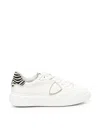 Philippe Model Temple Low Sneakers In White