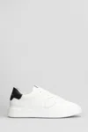 Philippe Model Temple Low Sneakers In White
