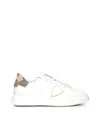 Philippe Model Temple Low Sneakers In White