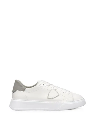 Philippe Model Temple Low Sneakers In White