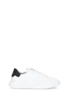 Philippe Model Temple Low Sneakers In White Leather In White