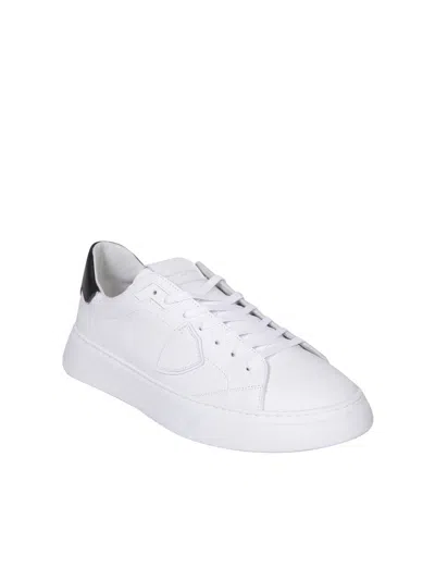 Philippe Model Temple White Black Leather Trainer