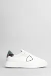 Philippe Model Temple Low Sneakers In White