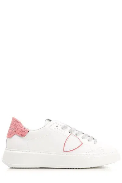 PHILIPPE MODEL TEMPLE LOW-TOP SNEAKERS