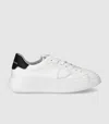 Philippe Model Temple Low Leather Trainers In White