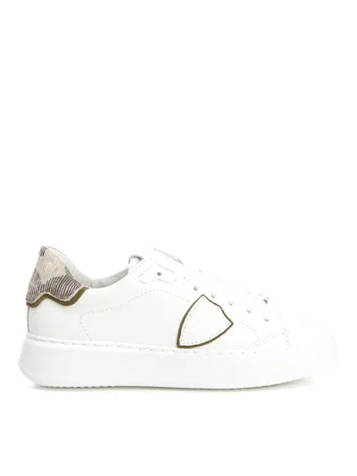 Philippe Model Temple Sneaker In White