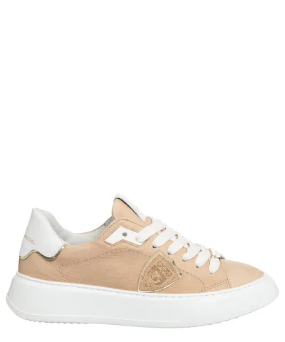 Philippe Model Temple Sneakers In Beige