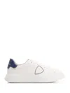 Philippe Model Temple Low White Blue Sneaker In White