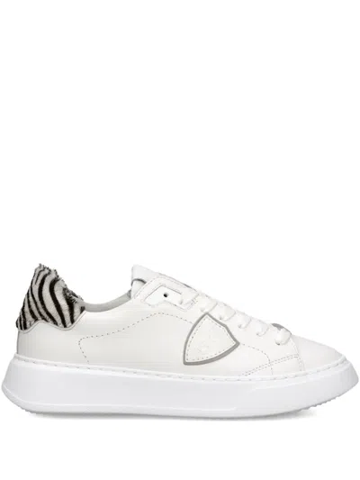 Philippe Model Temple Sneakers In White