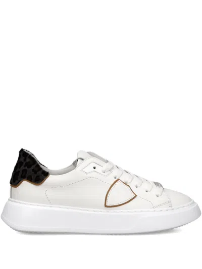 Philippe Model Temple Sneakers In White