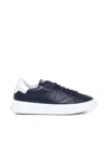 Philippe Model Temple Sneakers With Logo Application In Veau Blanc