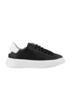 Philippe Model Temple Veau Laced Sneakers In Black