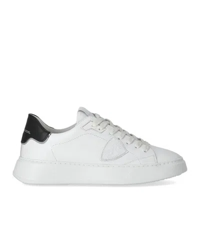 Philippe Model Temple White Black Leather Sneaker