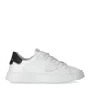 Philippe Model Temple White Black Leather Sneaker In White