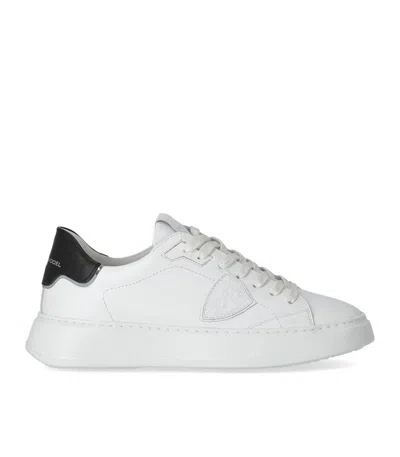 Philippe Model Temple White Black Leather Sneaker