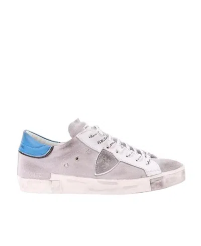 Philippe Model Tie Casual Sports Shoes In White