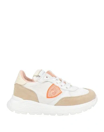 Philippe Model Babies'  Toddler Girl Sneakers Sand Size 10c Calfskin, Sheepskin, Polyester, Polyamide, Textil In Beige