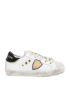 Philippe Model Toddler Girl Sneakers White Size 10c Calfskin, Thermoplastic Polyurethane, Polyethyle In White