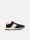 Philippe Model 'tour' Blue Fabric Blend Sneakers In Blue