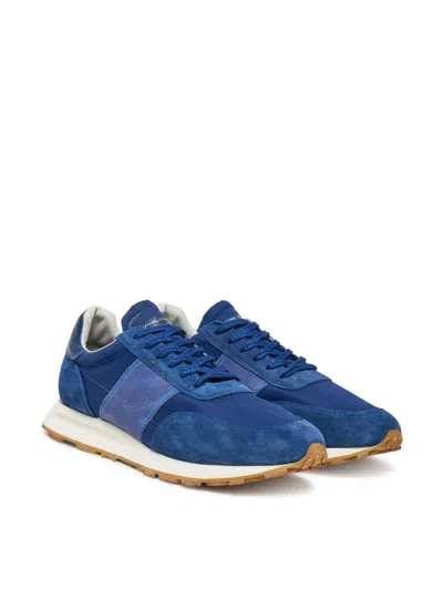 Philippe Model Paris Tour Low Sneakers In Blue