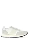 Philippe Model Low-top Rubber Sole Sneakers With Suede Overlays In Beige