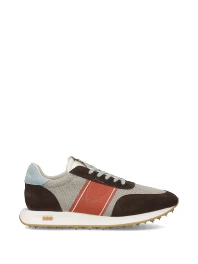 Philippe Model Tour Low Stripe Sneakers In Brown