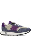 Philippe Model Tour Mesh-panel Suede Sneakers In Purple