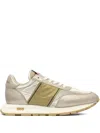 Philippe Model Slip-on Sneakers With Textured Sole And Contrasting Panels In Gold